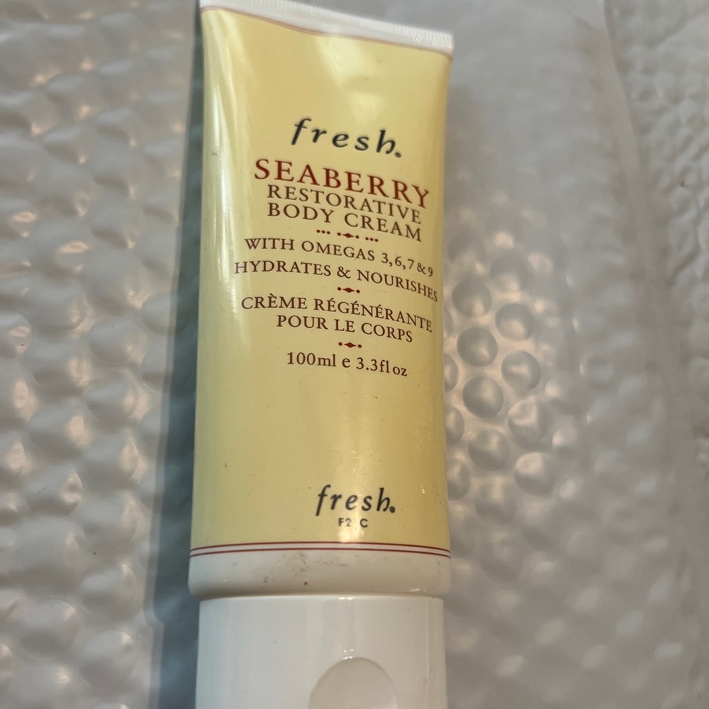 fresh SEABERRY Restorative Body Cream Hydration 3.3 Oz new